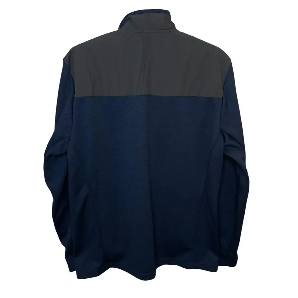 NWT Orvis Men's Bonded Mesh Full-Zip Jacket In Dark Blue Fleece Size Medium
